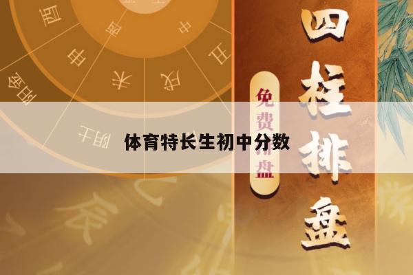 体育特长生初中分数